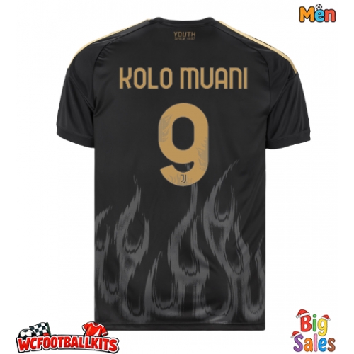 Juventus Randal Kolo Muani #9 Replica Third Stadium Shirt 2026-27 Short Sleeve